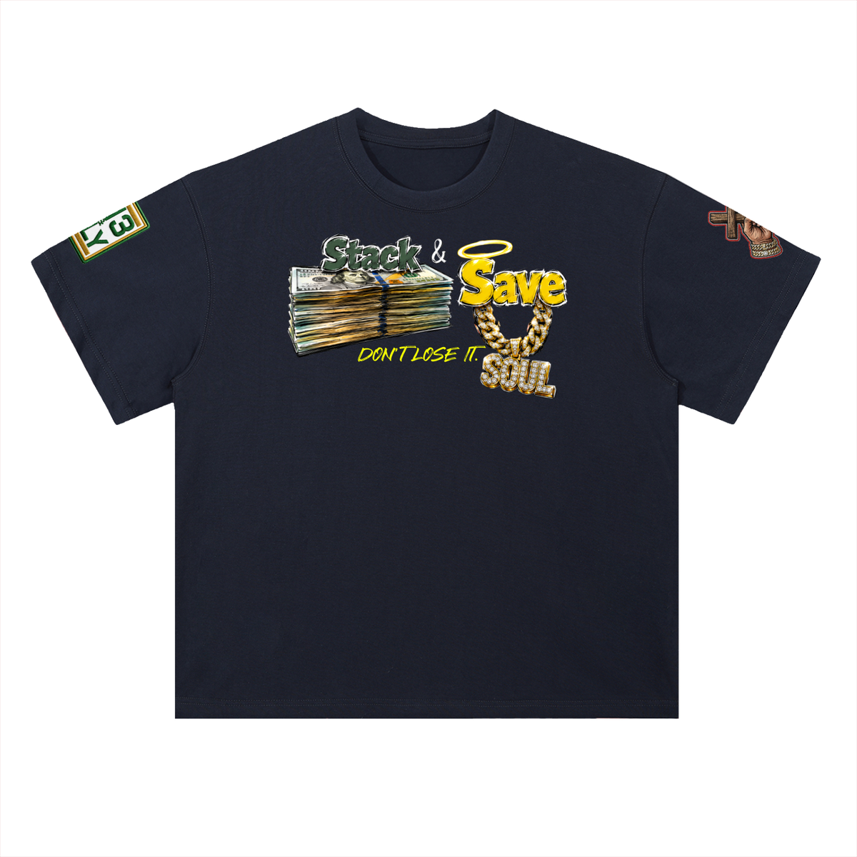 "Stack and Save" Heavyweight Drop Shoulder Cotton T-Shirt