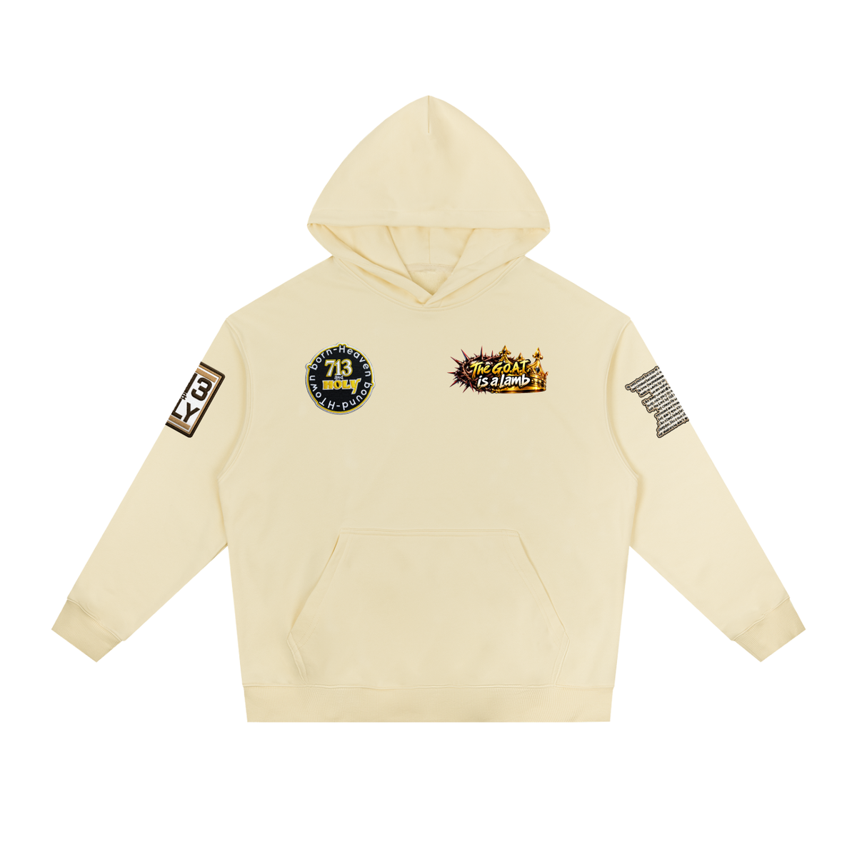 "THE GOAT" Essential Heavyweight Drop-Shoulder Hoodie