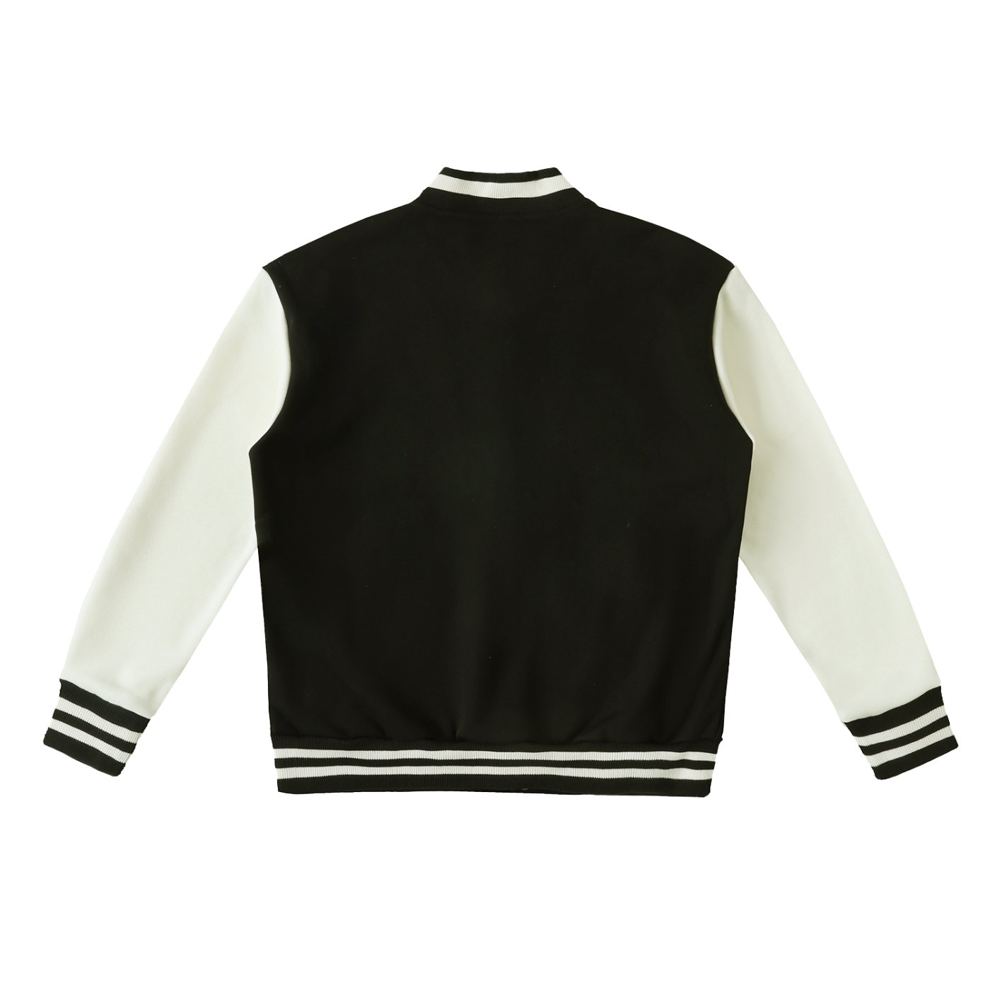 "713 & HOLY" Classic logo Two-Tone Fleeced Varsity Jacket