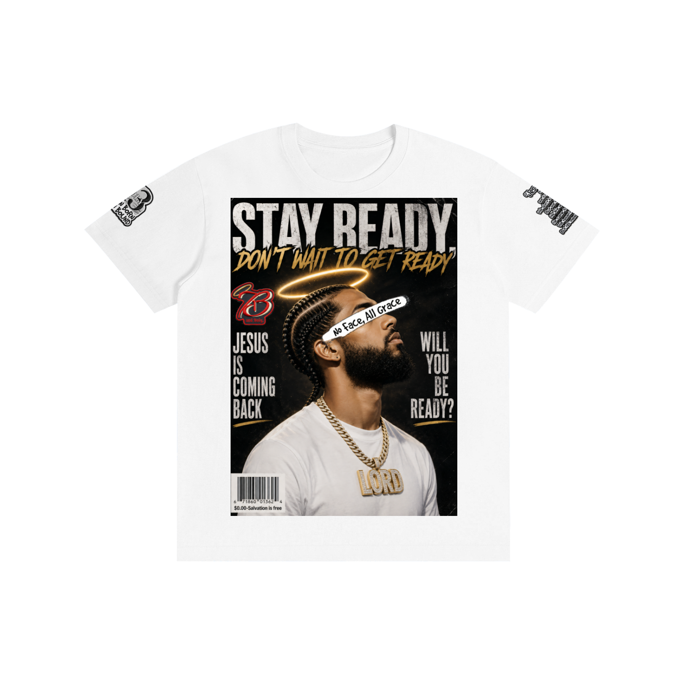 "STAY READY" magazine cover Pure Cotton Unisex T-Shirt