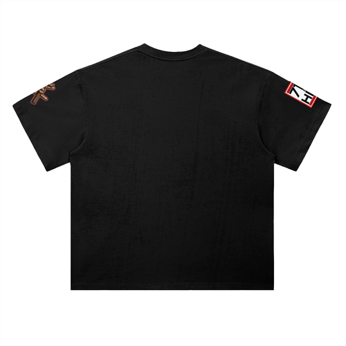 "Bear Fruit" Heavyweight Drop Shoulder Cotton T-Shirt