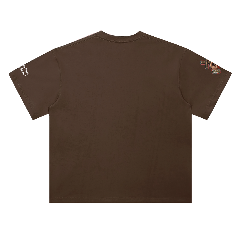 "THE HUMBLE MAY STUMBLE" Heavyweight Drop Shoulder Cotton T-Shirt