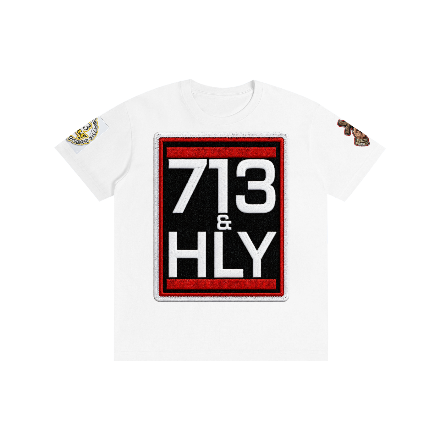 "713 & HOLY" Classic Logo Pure Cotton Unisex T-Shirt