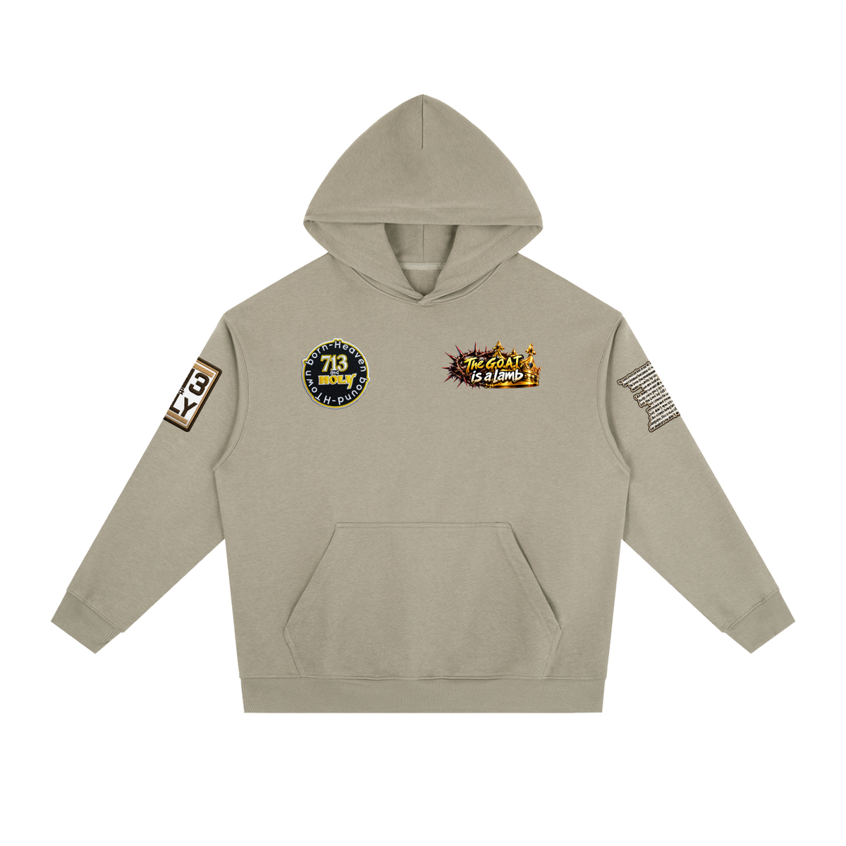 "THE GOAT" Essential Heavyweight Drop-Shoulder Hoodie