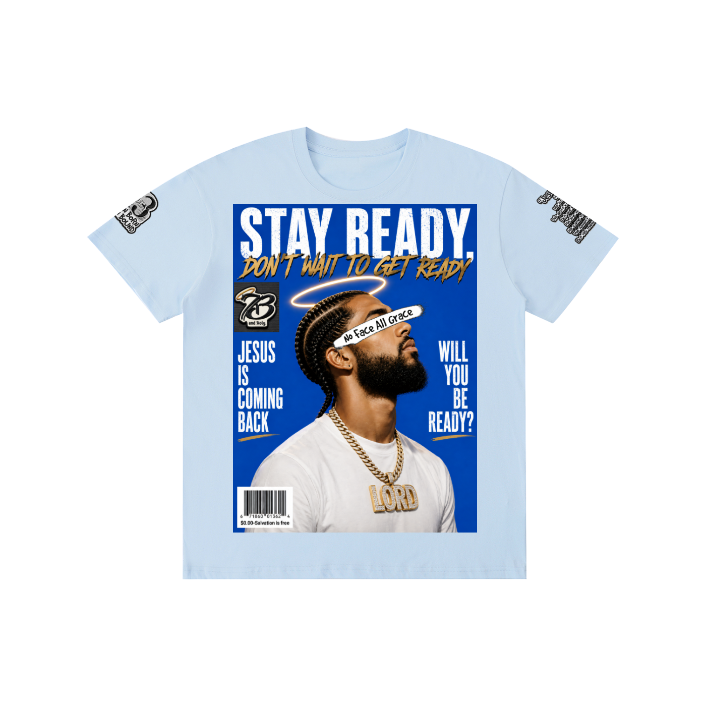 "STAY READY"Pure Cotton Unisex T-Shirt