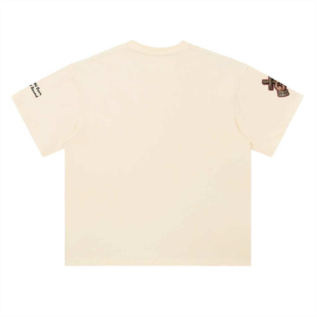 "THE HUMBLE MAY STUMBLE" Heavyweight Drop Shoulder Cotton T-Shirt