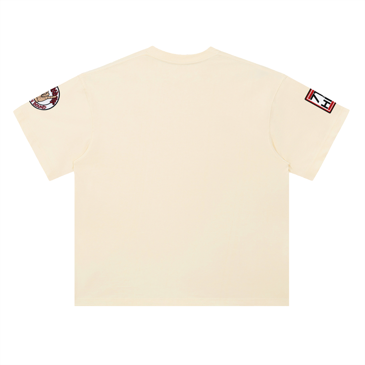 "MY HITTAS COME FROM HEAVEN" Heavyweight Drop Shoulder Cotton T-Shirt