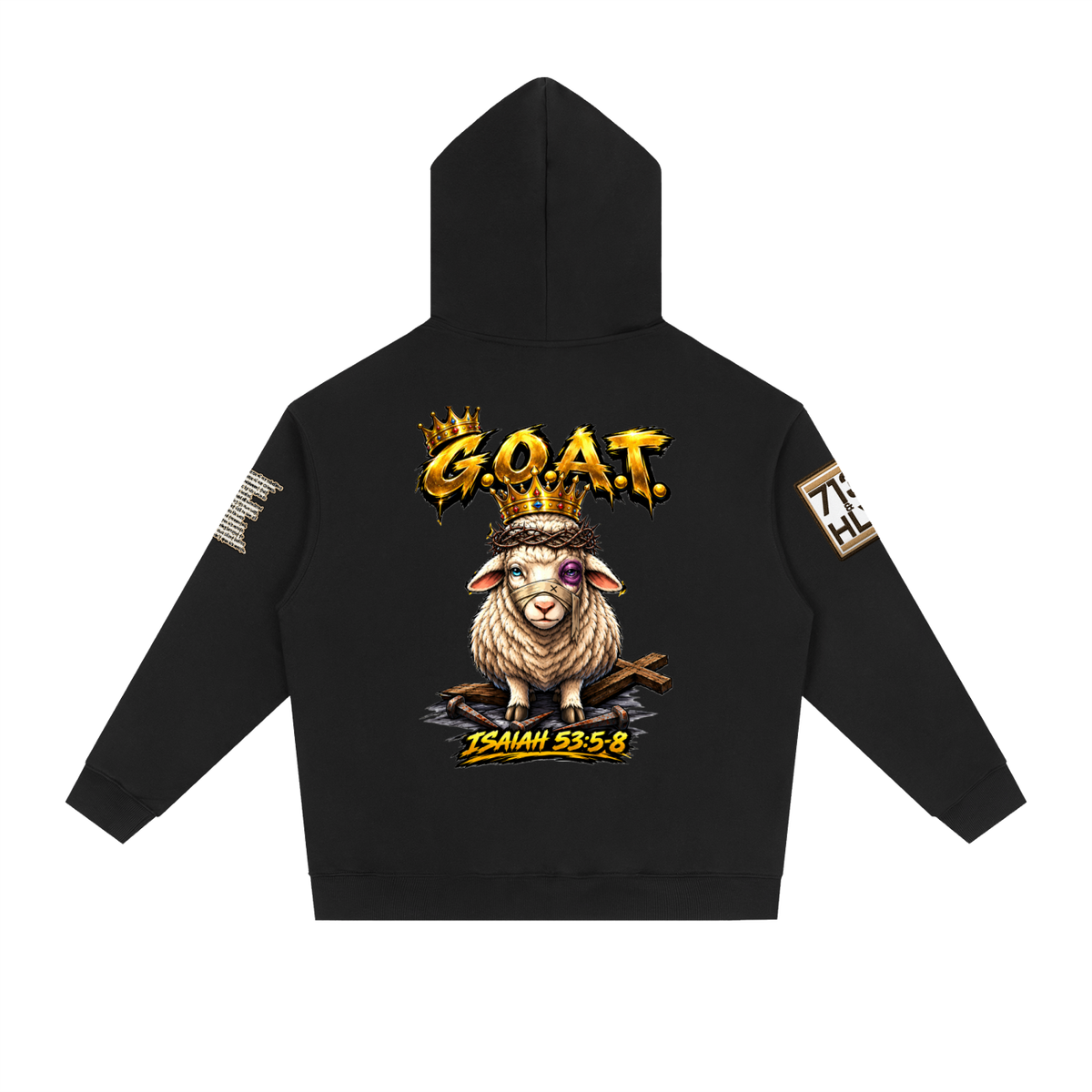 "THE GOAT" Essential Heavyweight Drop-Shoulder Hoodie