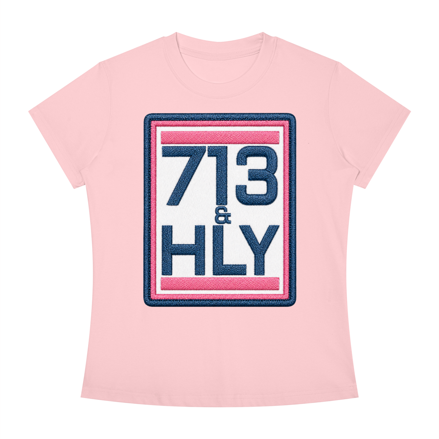 713 AND HOLY Classic logo Women's Slim Fit Crewneck T-Shirt