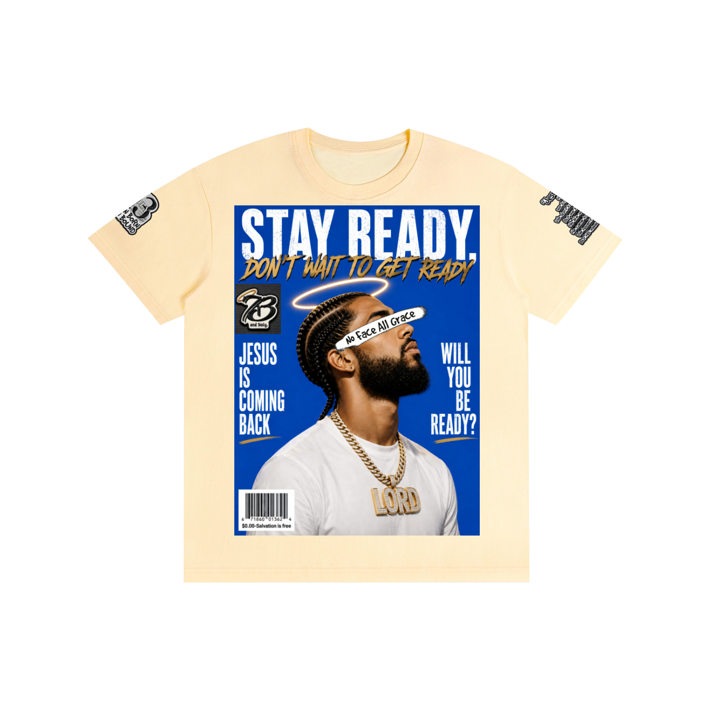 "STAY READY"Pure Cotton Unisex T-Shirt