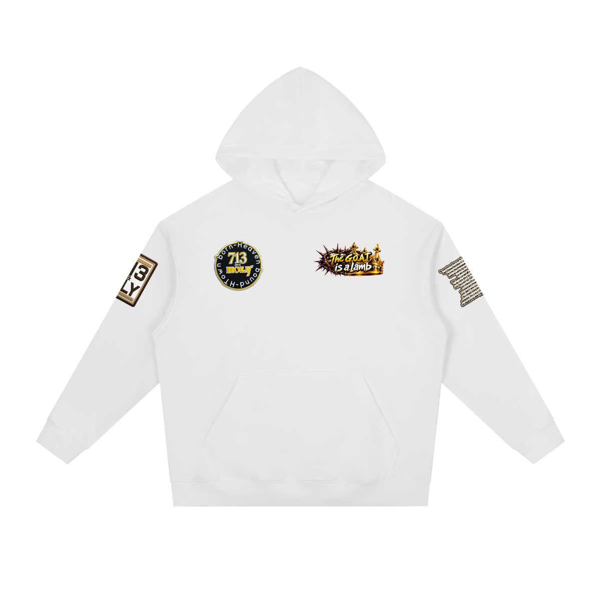 "THE GOAT" Essential Heavyweight Drop-Shoulder Hoodie