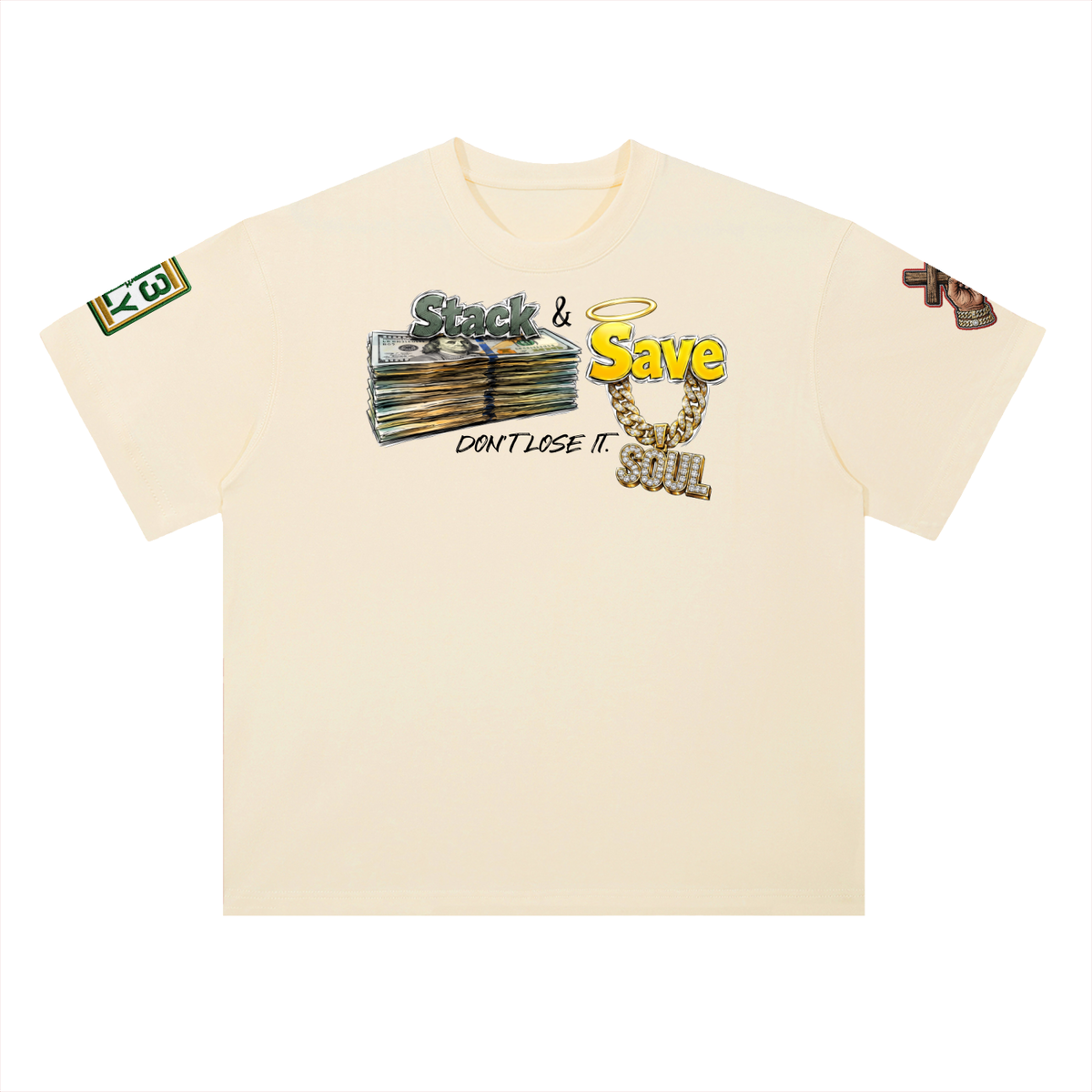 "Stack and Save" Heavyweight Drop Shoulder Cotton T-Shirt