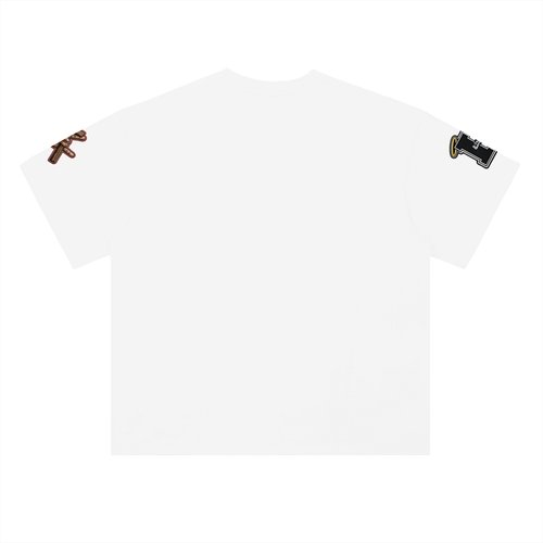 "Change affiliated" Heavyweight Drop Shoulder Cotton T-Shirt
