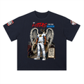 "MY HITTAS COME FROM HEAVEN" Heavyweight Drop Shoulder Cotton T-Shirt