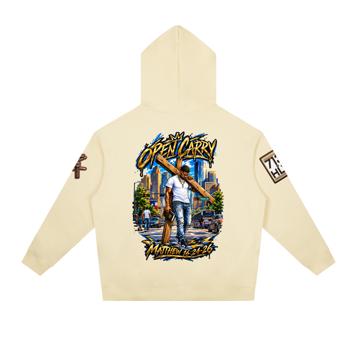 "OPEN CARRY" Essential Heavyweight Drop-Shoulder Hoodie