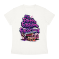 FAITH, FASHION, FACECARD Women's Slim Fit Crewneck T-Shirt