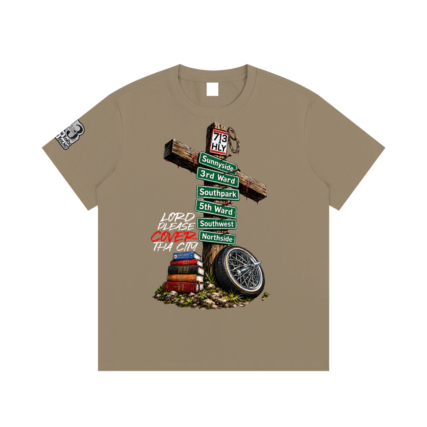 "LORD, PLEASE COVER THE CITY" Essential Cotton T-Shirt