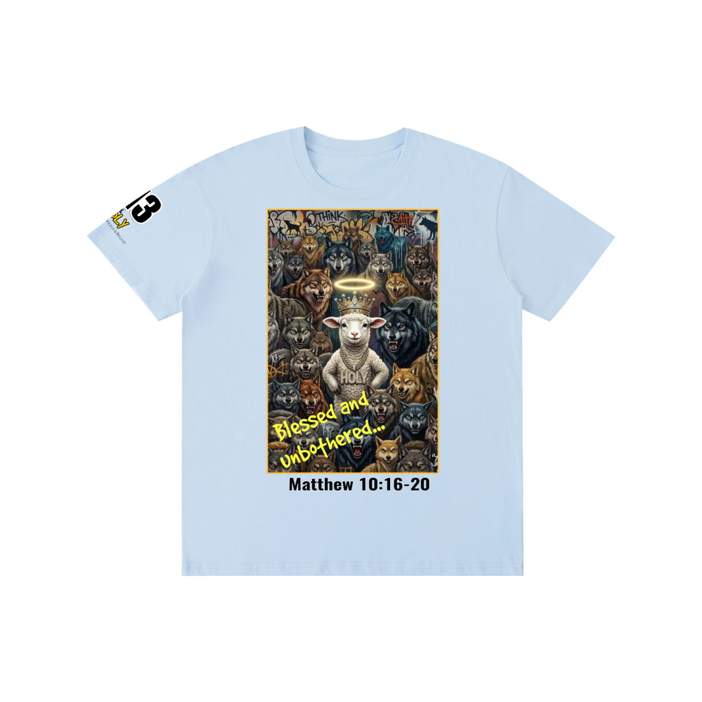 "Blessed and Unbothered" Tshirt Pure Cotton Unisex T-Shirt