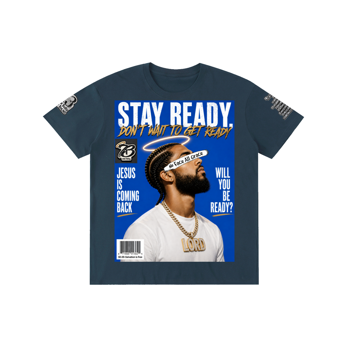 "STAY READY"Pure Cotton Unisex T-Shirt