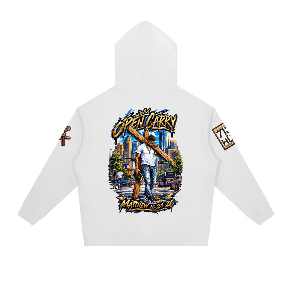 "OPEN CARRY" Essential Heavyweight Drop-Shoulder Hoodie