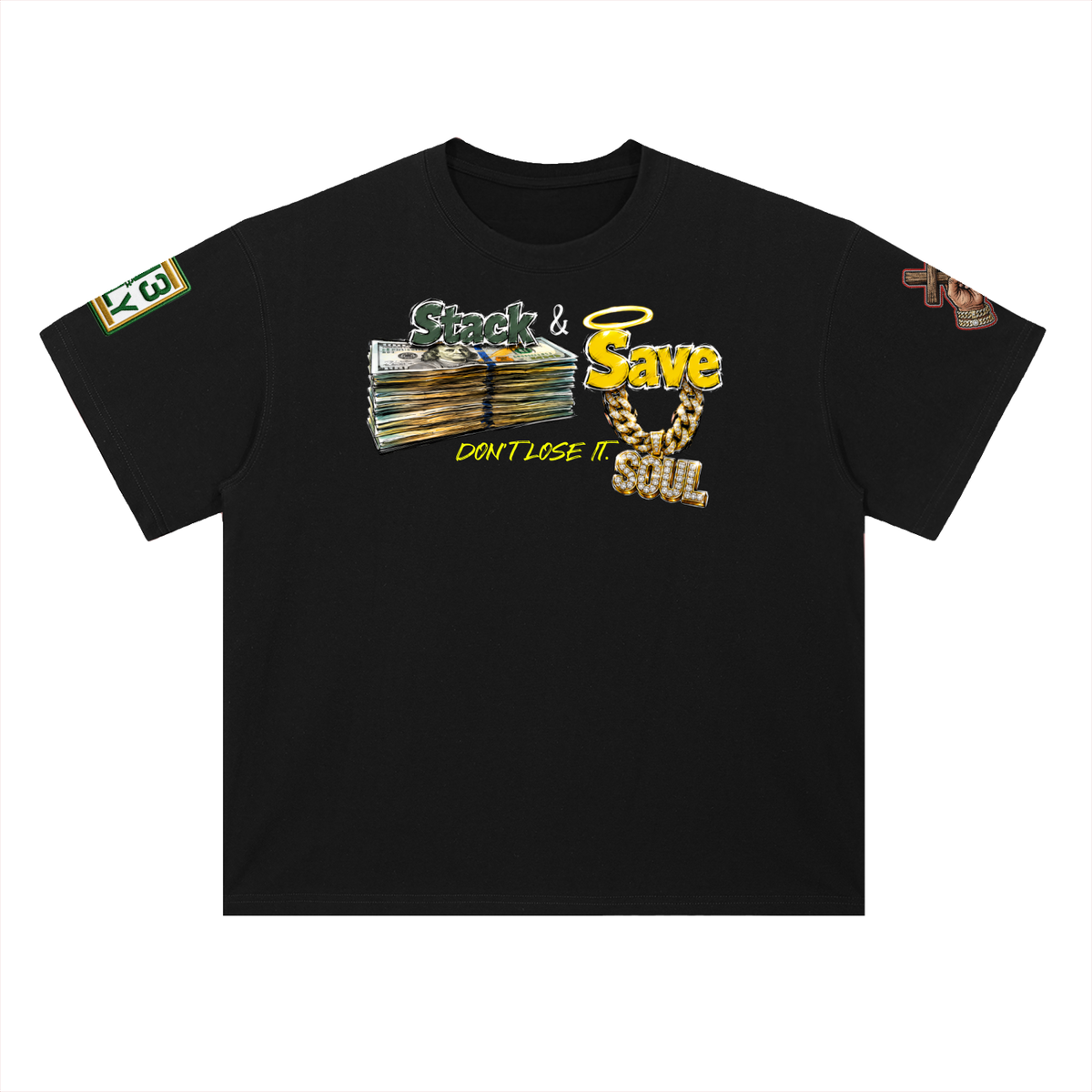 "Stack and Save" Heavyweight Drop Shoulder Cotton T-Shirt