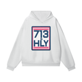 713 AND HOLY Classic logo Heavyweight Hidden Pocket Fleece Hoodie