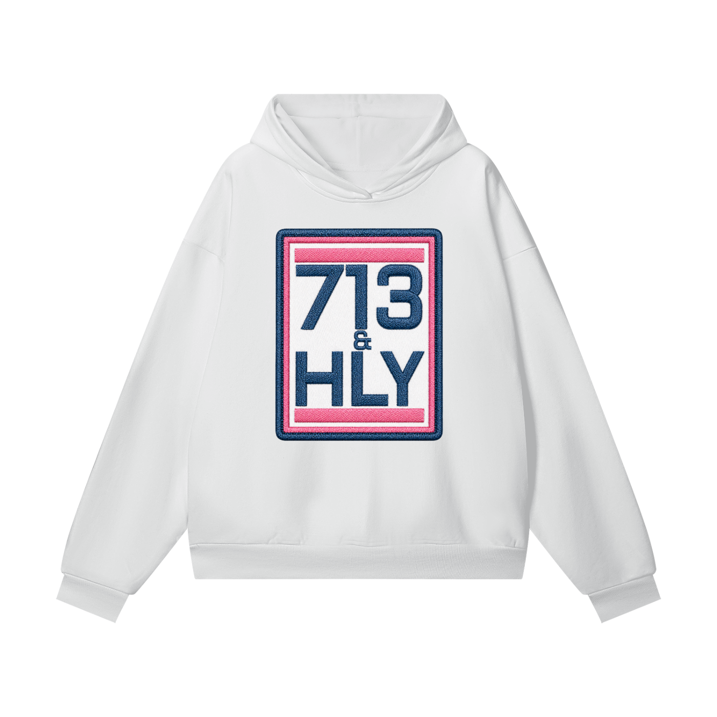713 AND HOLY Classic logo Heavyweight Hidden Pocket Fleece Hoodie