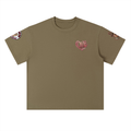 "LOVE YOUR HATERS" Heavyweight Drop Shoulder Cotton T-Shirt