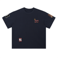 "GLORY & GRIND" Heavyweight Drop Shoulder Cotton T-Shirt