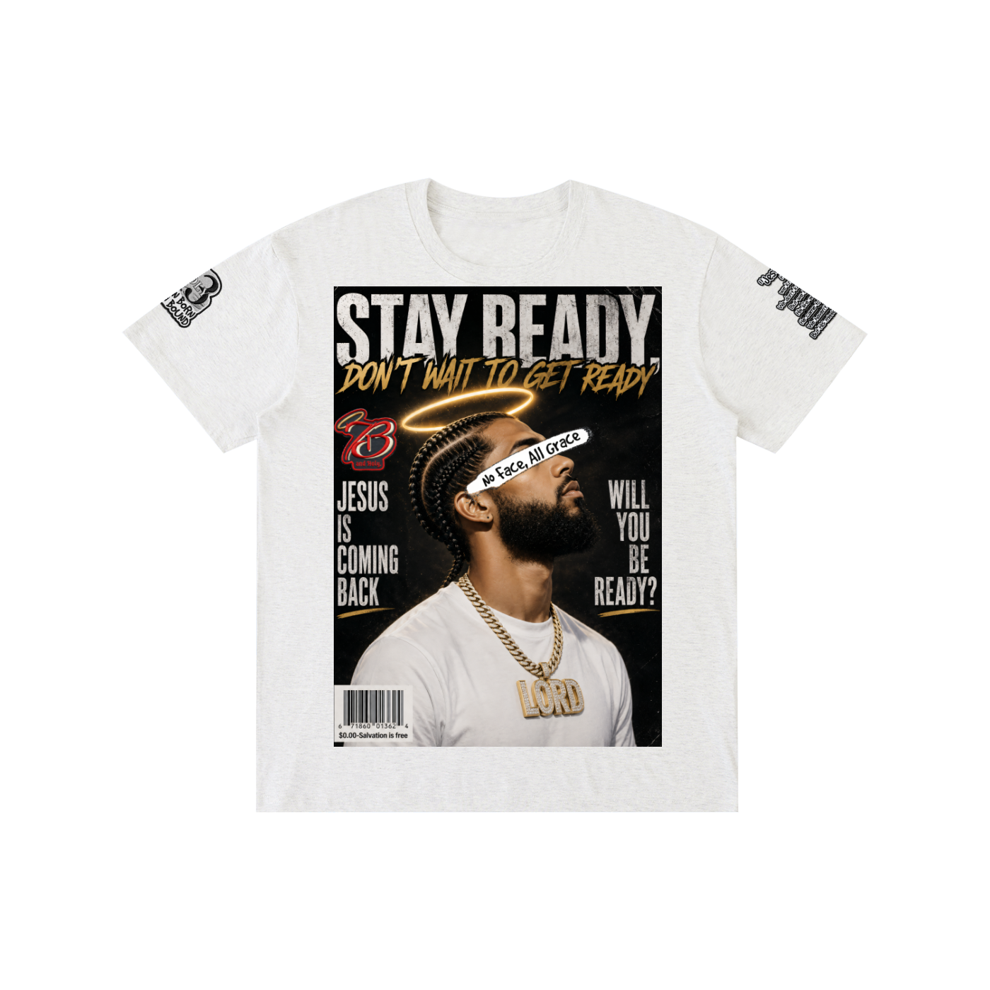 "STAY READY" magazine cover Pure Cotton Unisex T-Shirt