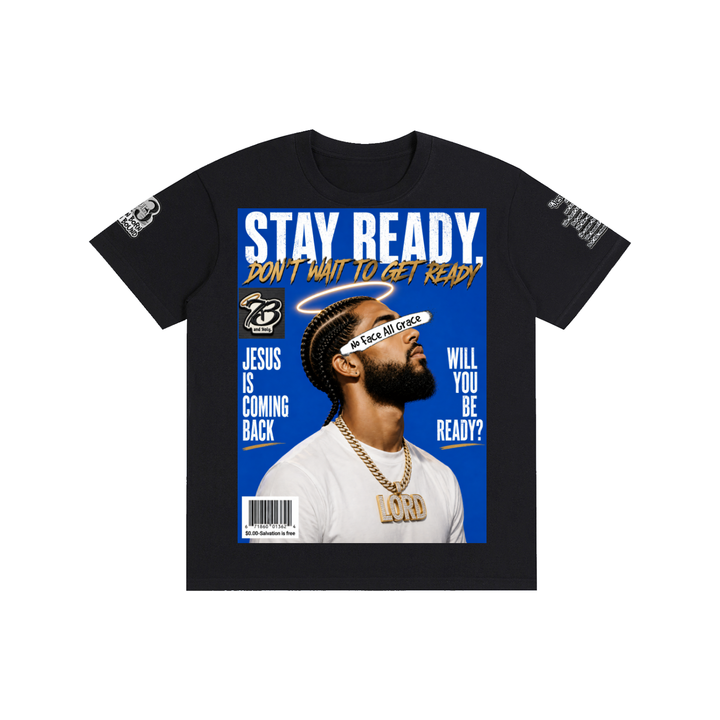 "STAY READY"Pure Cotton Unisex T-Shirt