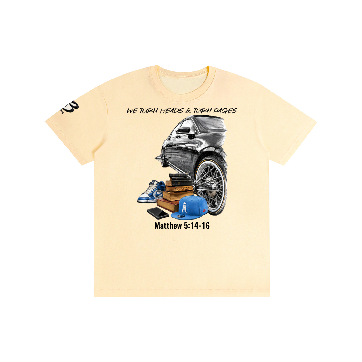 "We turn heads and turn pages" Pure Cotton Unisex T-Shirt