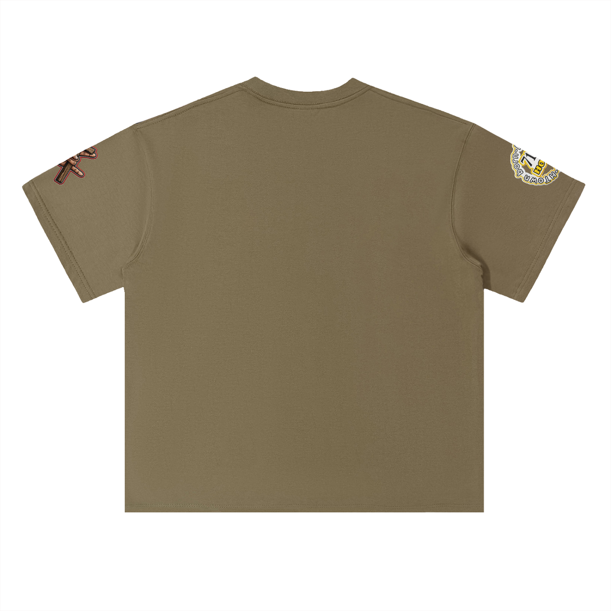 "RIGHT FAITH BRINGS THE BAG" Heavyweight Drop Shoulder Cotton T-Shirt