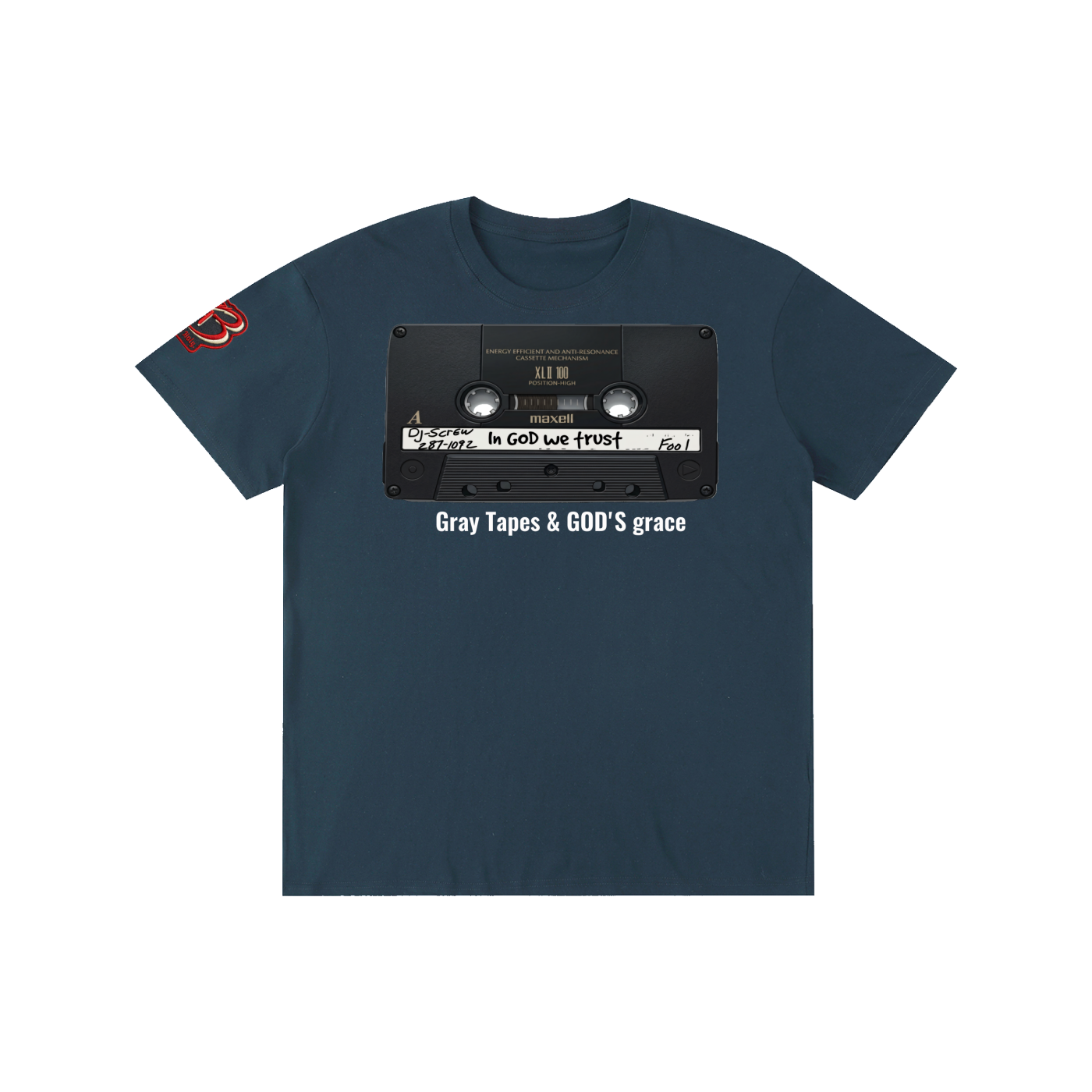 "Gray Tapes & GOD'S Grace" Pure Cotton Unisex T-Shirt