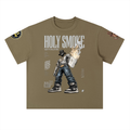 "Holy Smoke" Heavyweight Drop Shoulder Cotton T-Shirt