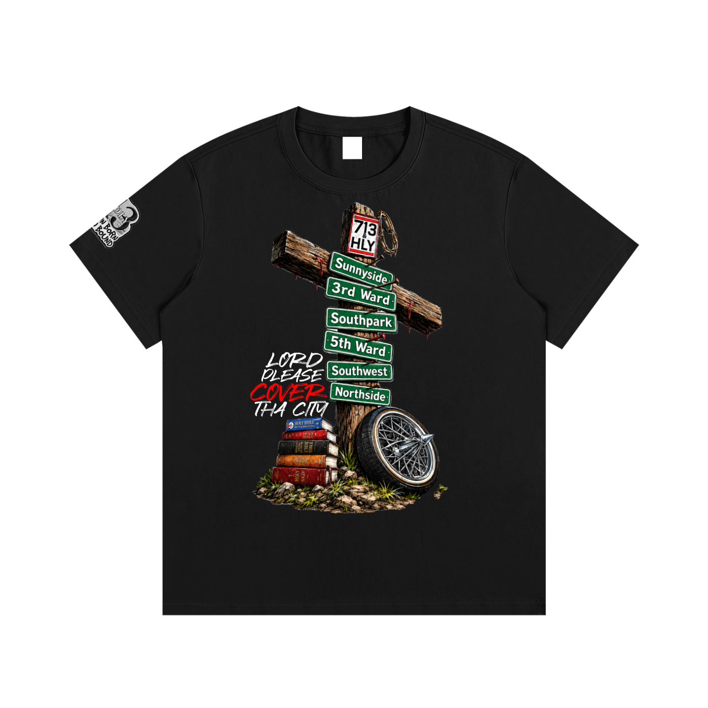 "LORD, PLEASE COVER THE CITY" Essential Cotton T-Shirt