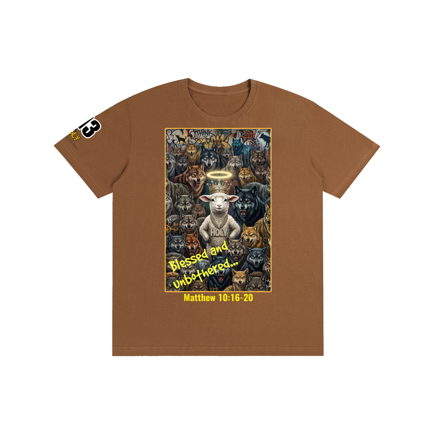 "BLESSED and UNBOTHERED" TSHIRT Pure Cotton Unisex T-Shirt