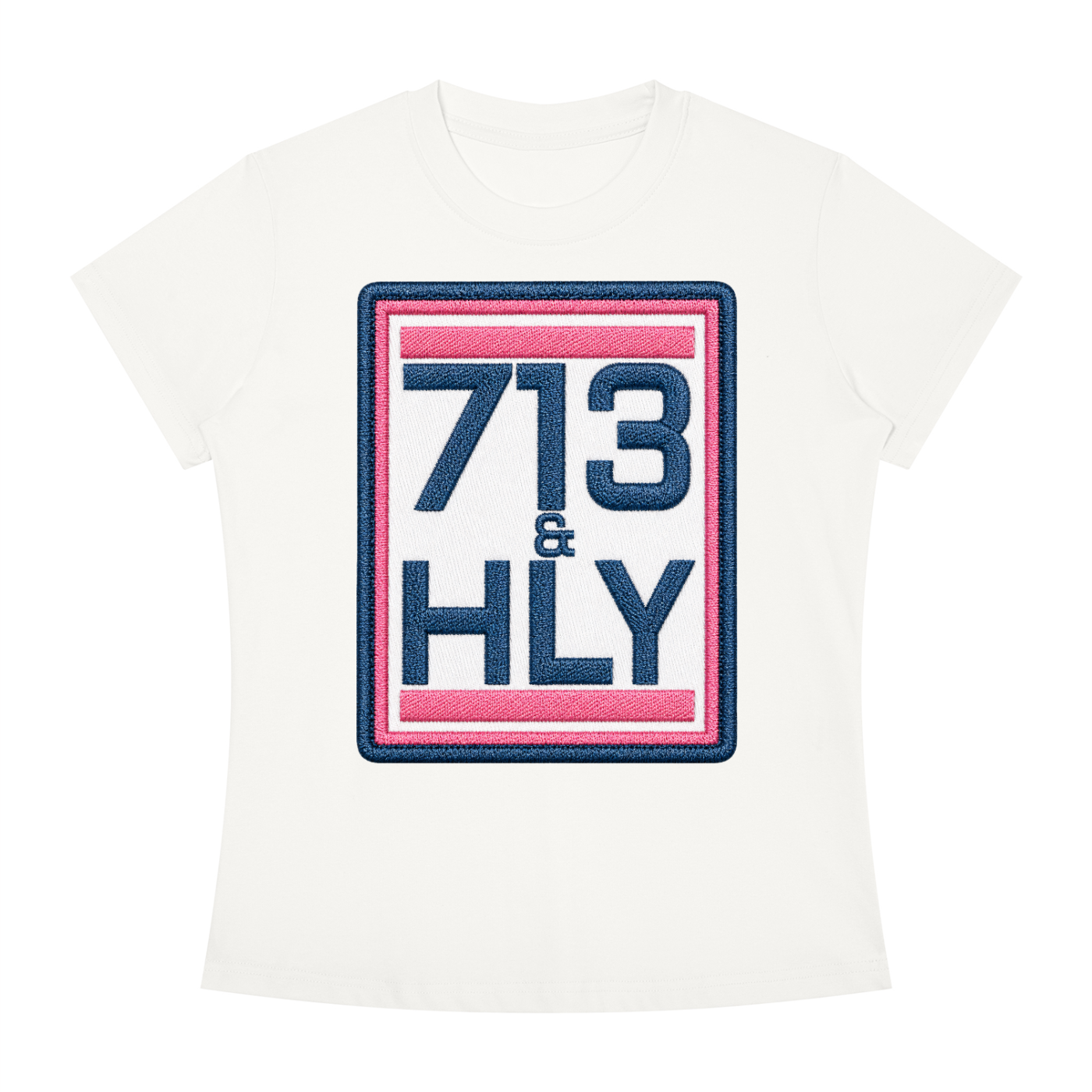 713 AND HOLY Classic logo Women's Slim Fit Crewneck T-Shirt