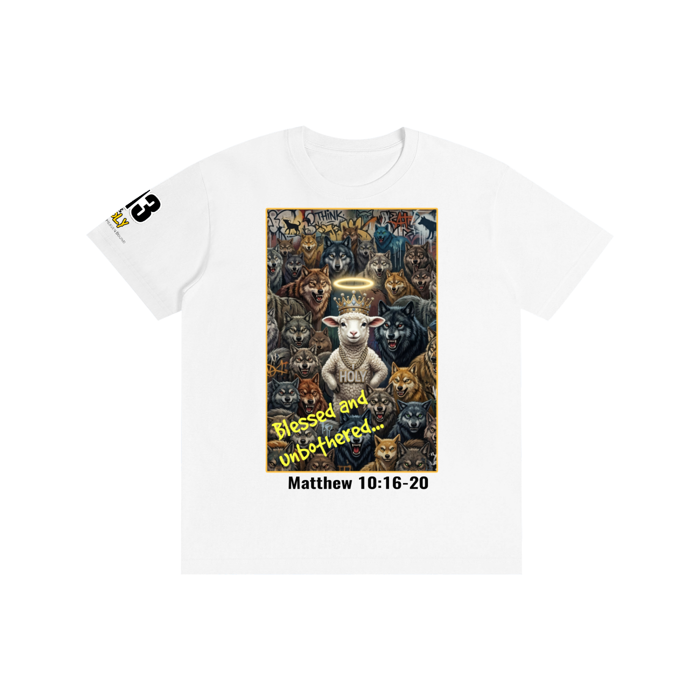 "Blessed and Unbothered" Tshirt Pure Cotton Unisex T-Shirt