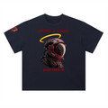 "LIFTED & LOVED" Heavyweight Drop Shoulder Cotton T-Shirt