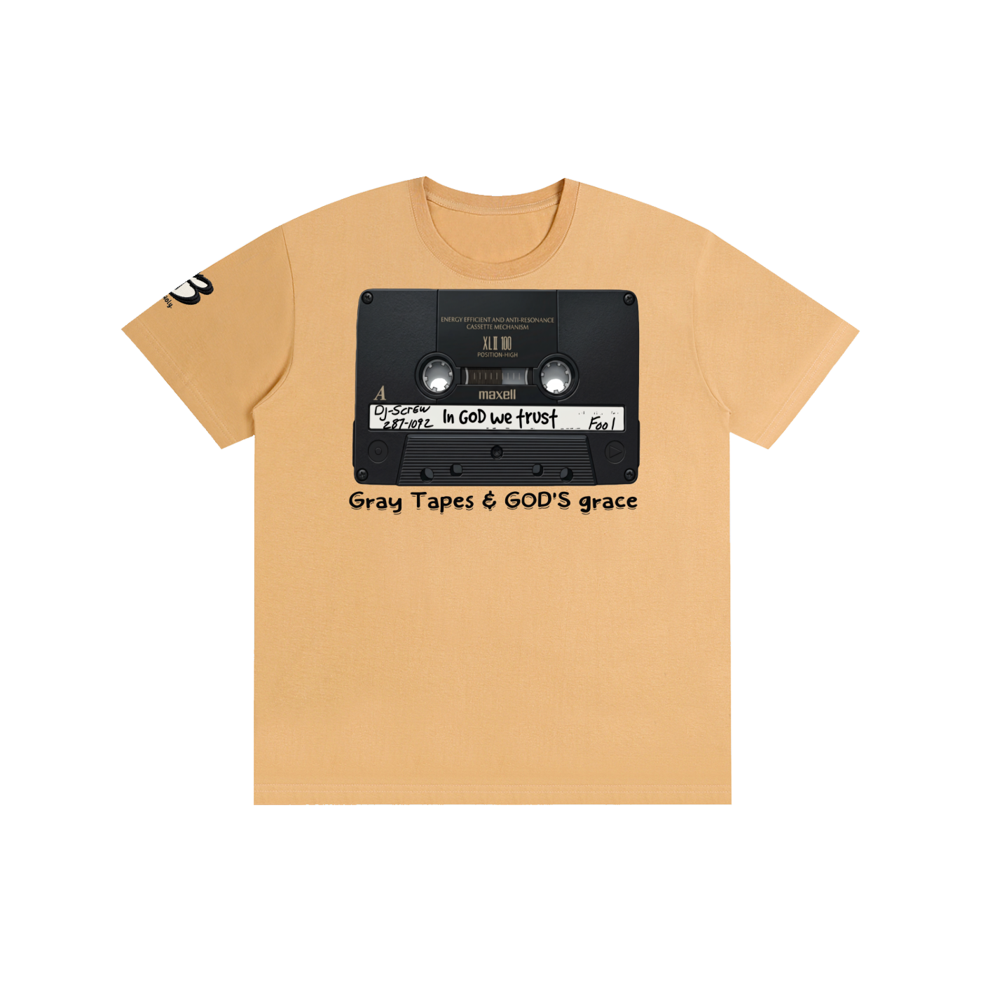 "Gray tapes and GOD'S Grace" Pure Cotton Unisex T-Shirt