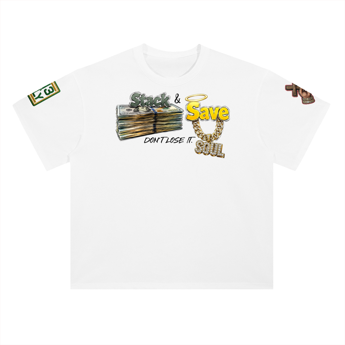 "Stack and Save" Heavyweight Drop Shoulder Cotton T-Shirt