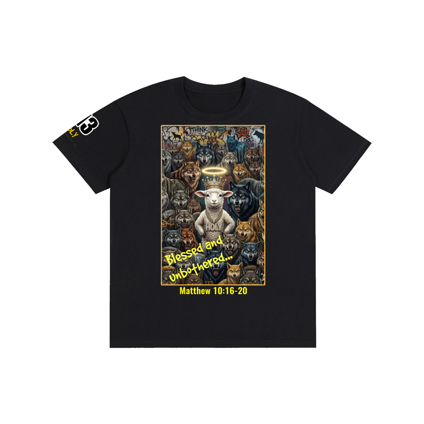 "BLESSED and UNBOTHERED" TSHIRT Pure Cotton Unisex T-Shirt