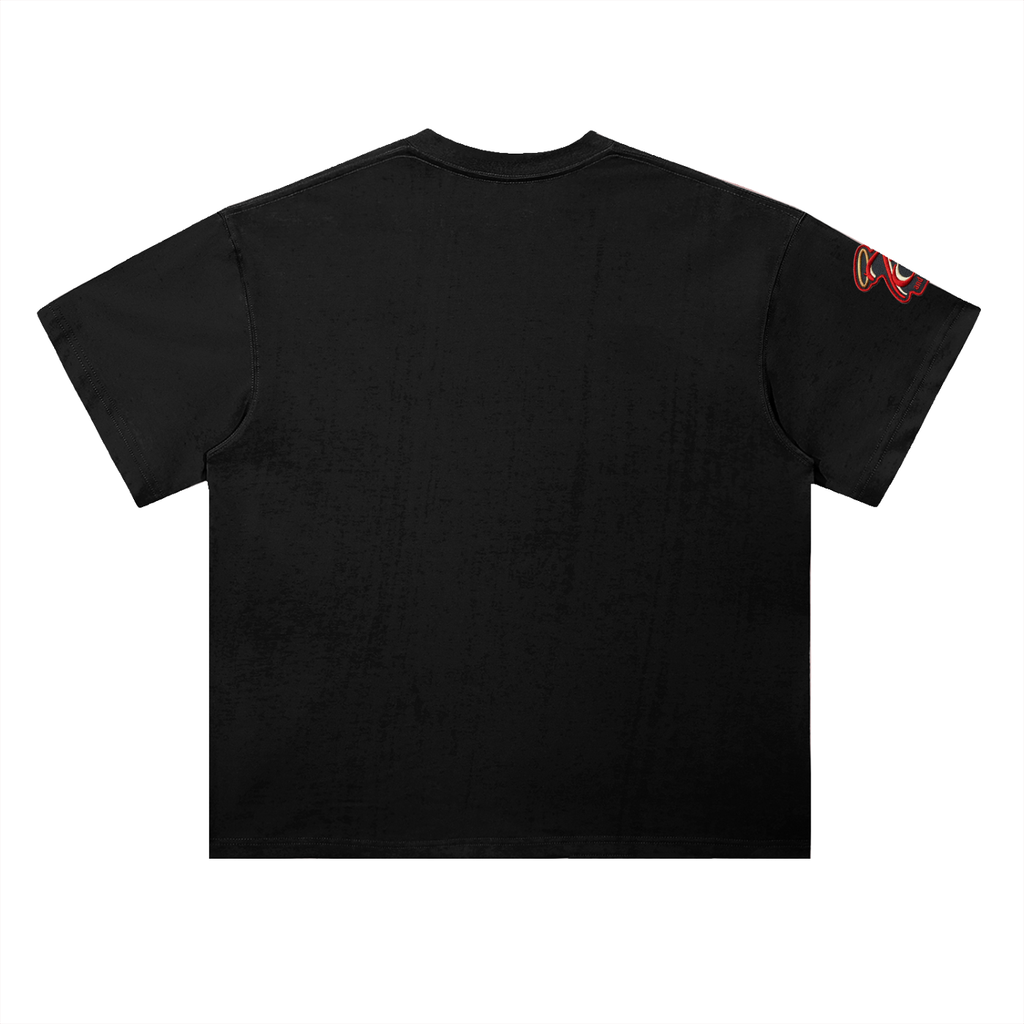 "LIFTED & LOVED" Heavyweight Drop Shoulder Cotton T-Shirt