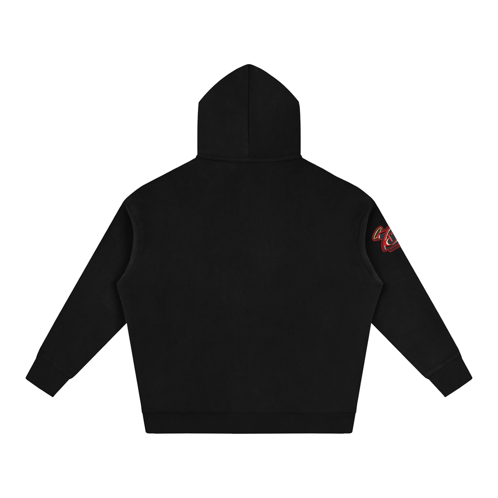 "TRUST don't trip" Oversize Fleeced Hoodie