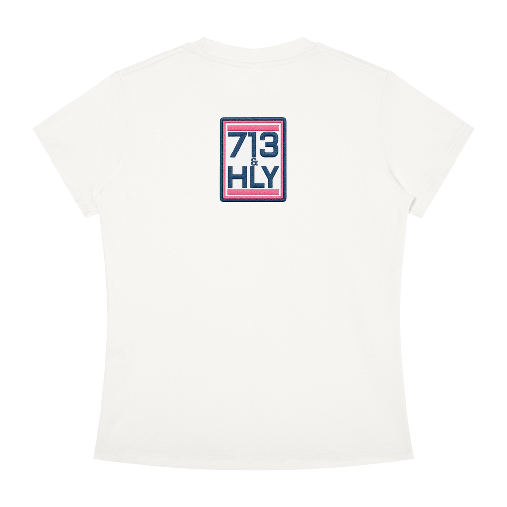 FAITH, FASHION, FACECARD Women's Slim Fit Crewneck T-Shirt