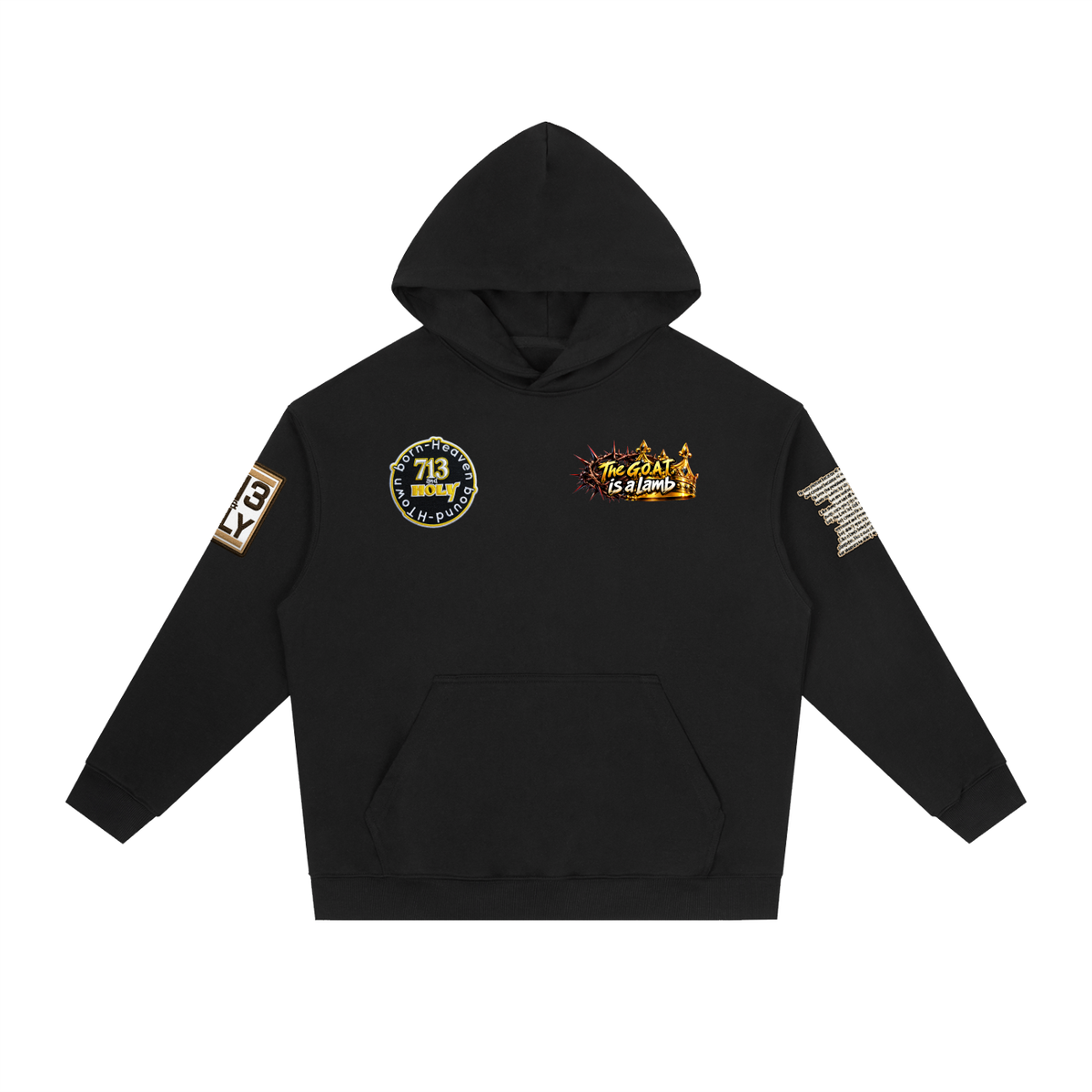 "THE GOAT" Essential Heavyweight Drop-Shoulder Hoodie