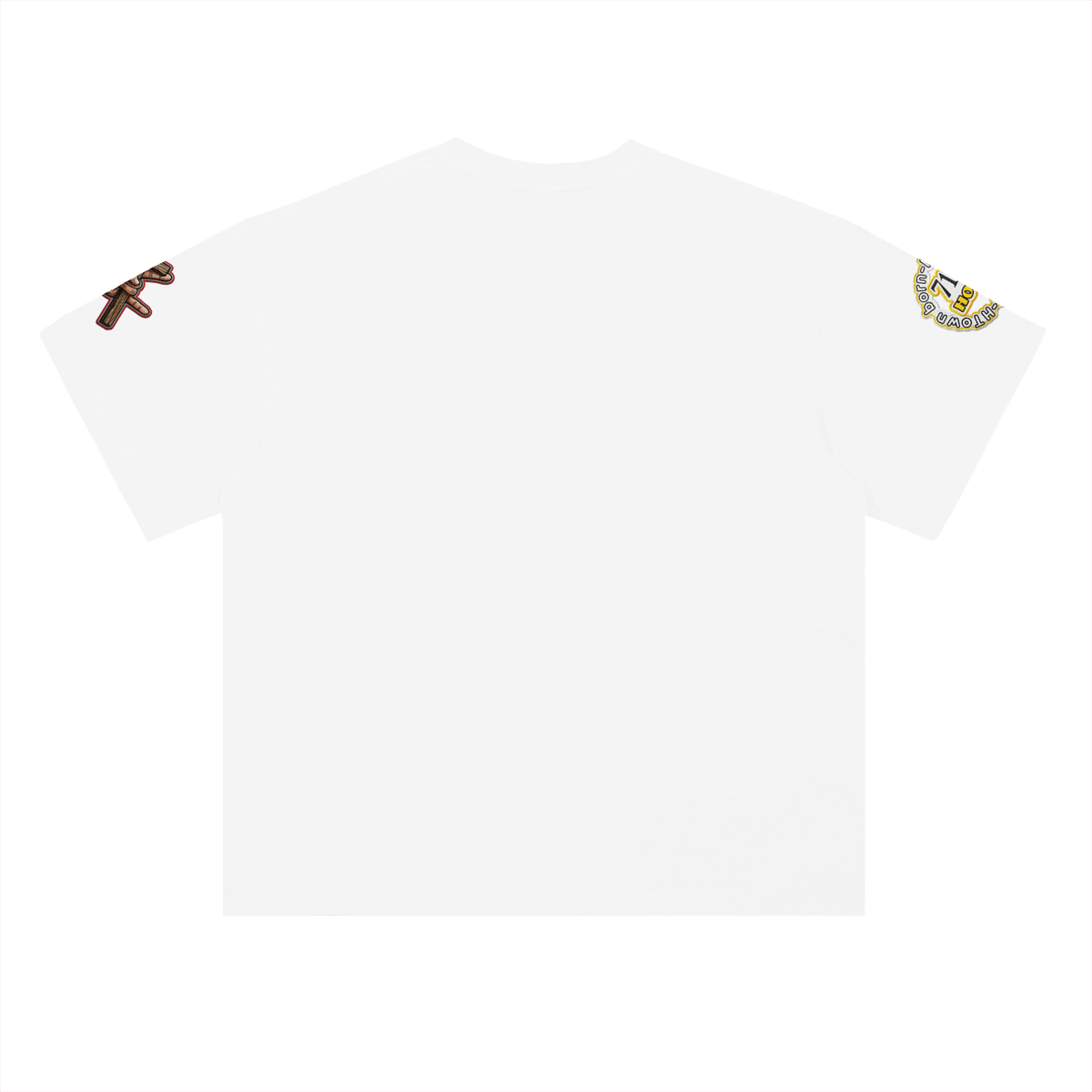 "RIGHT FAITH BRINGS THE BAG" Heavyweight Drop Shoulder Cotton T-Shirt