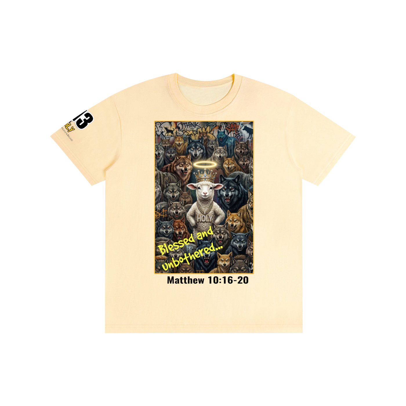 "Blessed and Unbothered" Tshirt Pure Cotton Unisex T-Shirt