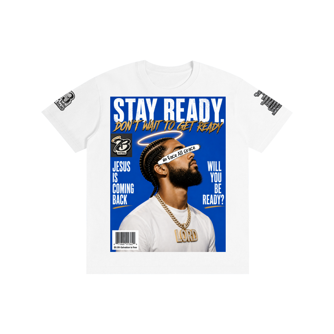 "STAY READY"Pure Cotton Unisex T-Shirt